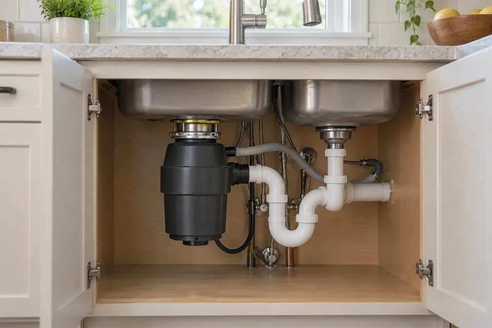 Generated illustration of a household sink disposal in Clearwater.