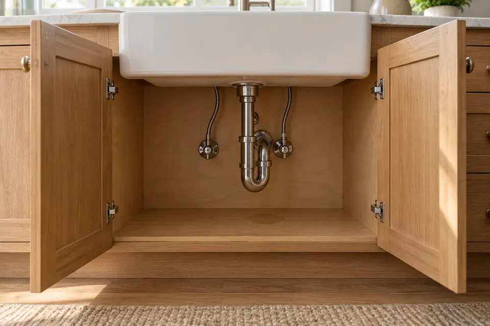 Generated illustration of a possible household plumbing leak in Clearwater.